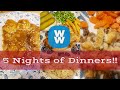 5 NIGHTS OF MYWW DINNERS! | COPYCAT CHICK FIL-A | BEEF STROGANOFF BUBBLE UP & MORE! |WEIGHT WATCHERS