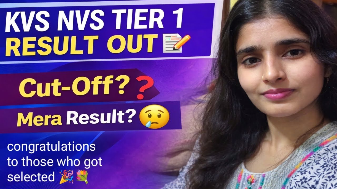 KVS NVS tier 1 result out 😱🤔//cut off 🤔//mera result? //Congratulations 🎉 #kvsnvsresult