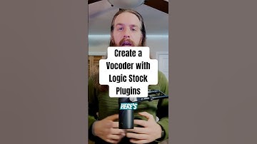 How to make a vocoder using only Logic Pro stock plugins #musicproducer #logicprox