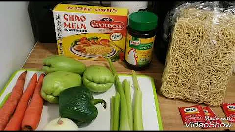 Chow mein salvadoreo! Riquisimo