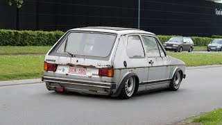 Volkswagen Tuner cars leaving a Carshow #2