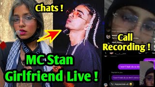MC Stan's Girlfriend Kezzashi Leaked Call Recordings & Chat