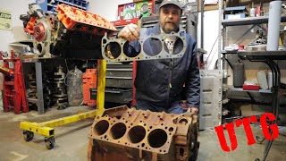 426 Hemi Heads On A Wedge Block