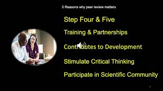 Discussion 1B Why peer review matters