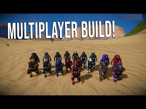 20 PLAYER STARSHIP BUILD! - Space Engineers Multiplayer Timelapse!