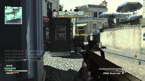 MW3, MEGA MULTIKILL 10 p90 CHEPO_AK47