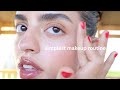 Simple makeup routine