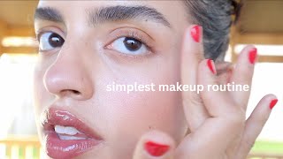 Simple makeup routine