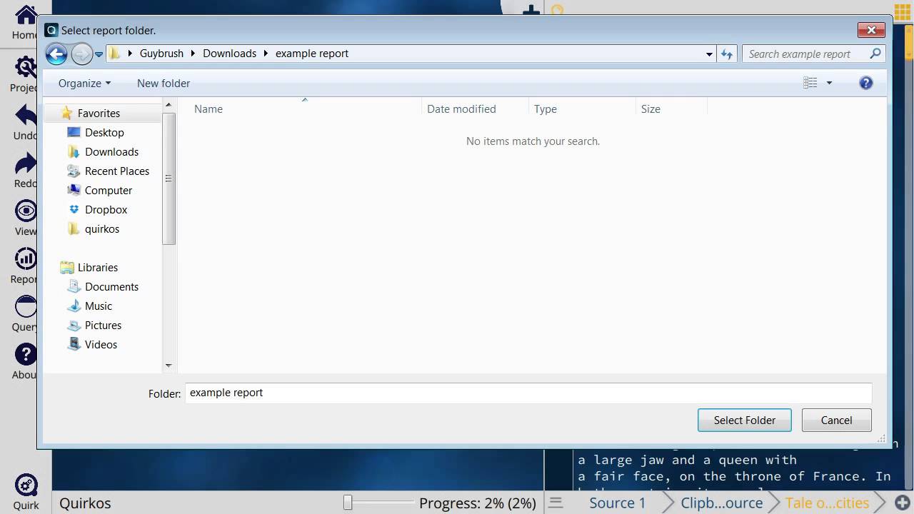 Quirkos Bit Guide #20 - Reports