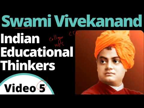 Indian educational Thinkers| Swami Vivekananda | video 5 | NTA UGC NET ...