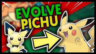 HOW TO EVOLVE PICHU INTO PIKACHU ON POKEMON FIRE RED AND LEAF GREEN