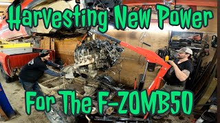 The F-Zomb50 Getting HUGE Upgrade! Chapter 1: Drivetrain Harvesting for LS Power!