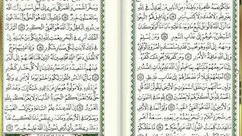 س31-لقمان - أحمد خضر الطرابلسي - برواية قالون عن نافع - مصحف التجويد الملوّن
