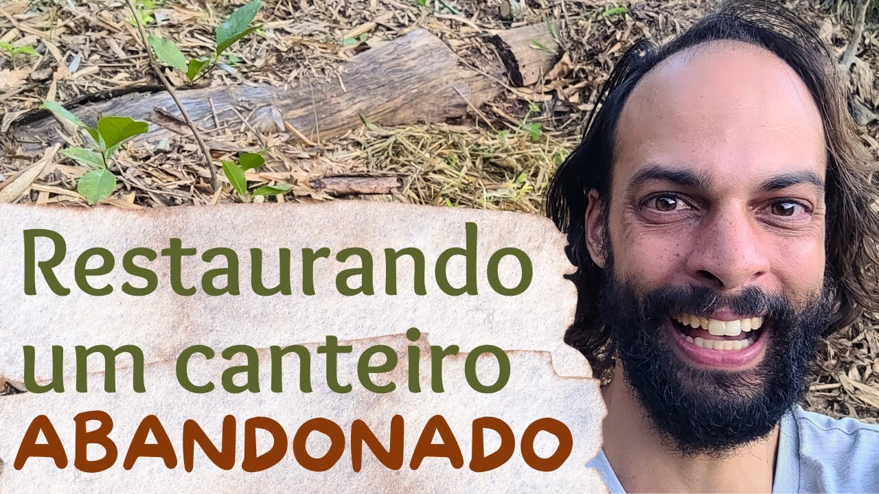 Como fazer canteiro e começar uma HORTA ORGÂNICA DO ZERO