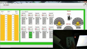 Robot paralelo controlado por Labview y Arduino