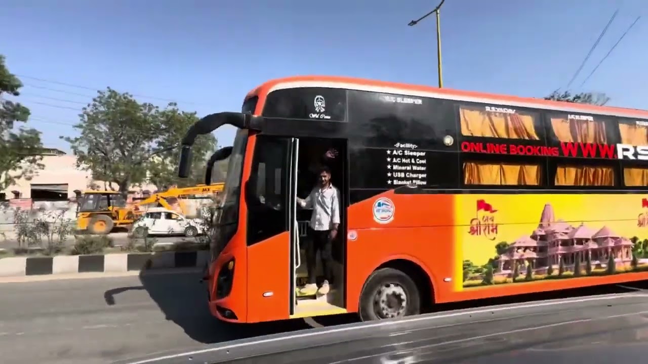 Most luxurious Ac bus making with Beautiful interior and amazing exterior design volvo 9600