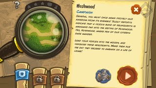 Kingdom Rush - Hushwood (Bonus Level) Campaign Hard/Veteran Difficulty Walkthrough