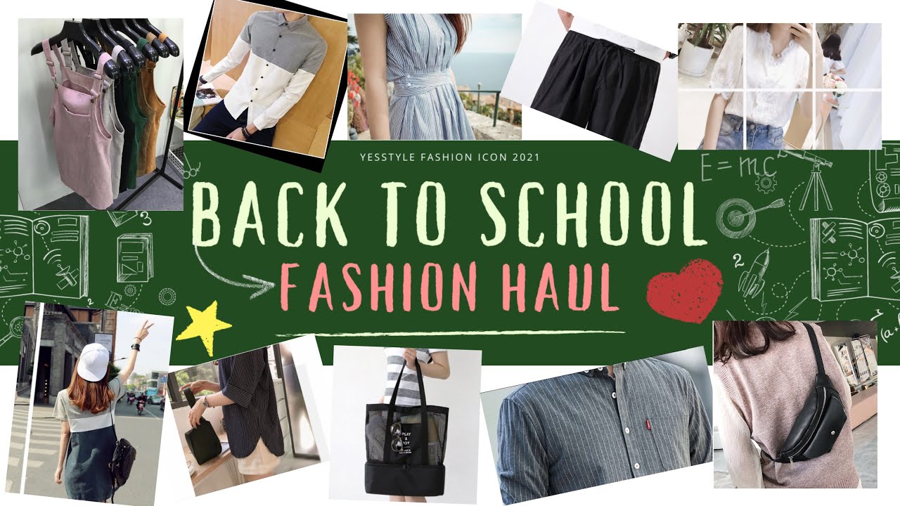 YESSTYLE BACK TO SCHOOL FASHION HAUL KOREAN ONLINE SHOP JAM