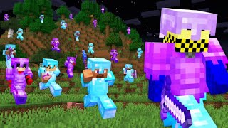 Hunted by 100 Players in Minecraft Battle Royale...