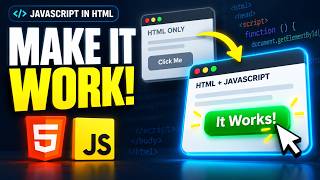 JavaScript in HTML Explained: Make Your First Website #coding #programming  #tech #technology