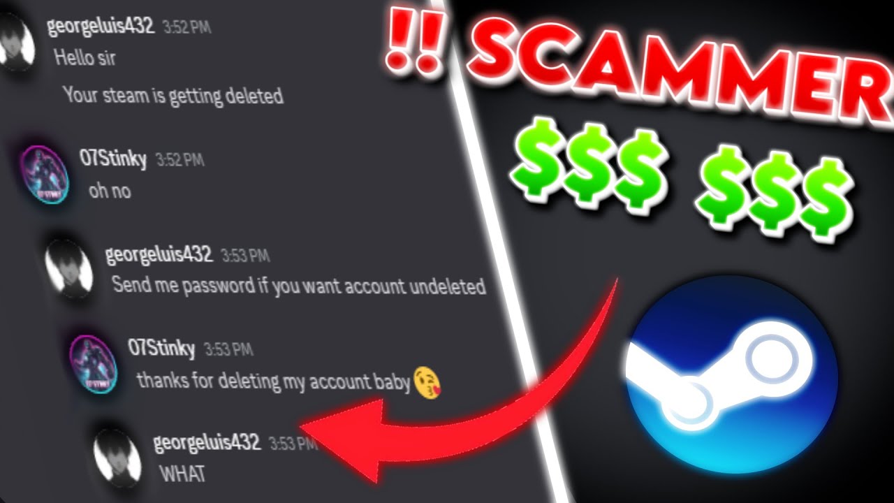 How To Mess With A Steam Scammer On Discord…