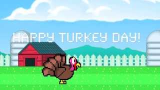 Happy Turkey Day!
Happy Turkey Day from PXLFLX! A short PXLFLX pixel art animation.
Please like, share, and subscribe!
Follow PXLFLX on Twitter! https://twitter.com/pxlFLX
Like PXLFLX on Facebook! https://www.facebook.com/PxlFlx
Pixel art, animation, and Music composed by PXLFLX
Play PXLFLXs first flash game Mr Pigs Great Escape!
Play it on Newgrounds! http://www.newgrounds.com/portal/view/616467
Play it on Stencyl Arcade! http://www.stencyl.com/game/play/20082
Play it on Kongregate! http://www.kongregate.com/games/PXLFLX/mr-pigs-great-escape-stencyl-jam-2013
Play it on Mochigames! http://www.mochigames.com/game/mr-pigs-great-escape/ Happy Turkey Day!