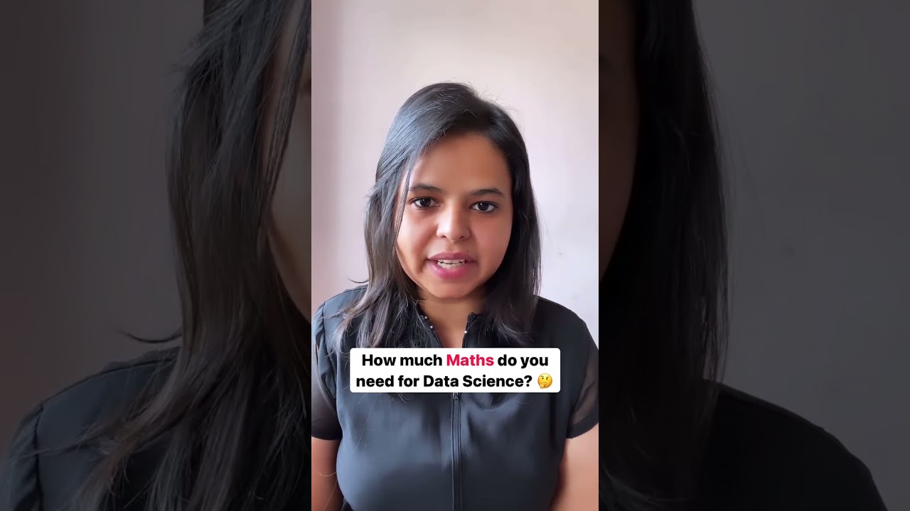 How much Maths is required for Data Science? #Shorts