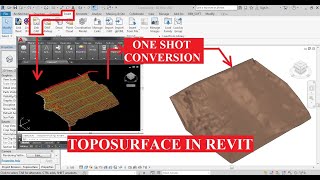 How to Create Toposurface - DWG to Revit