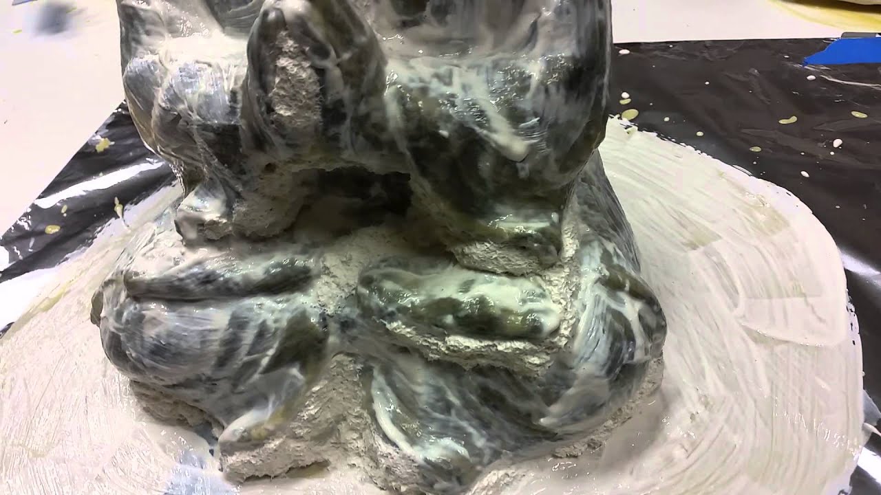 Изготовление форм из латексной резины/Заполнение подрезов