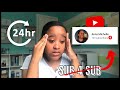 I tried sub4sub for 24 hours and this is what happened  anna michelle