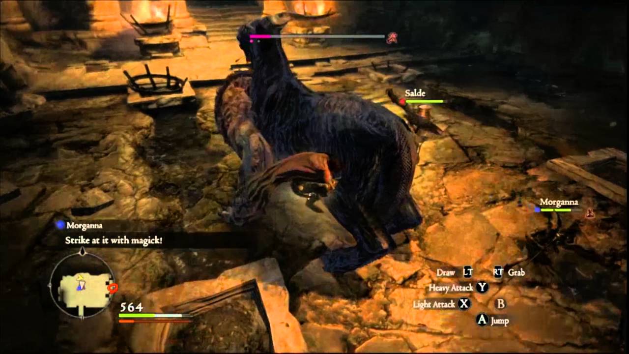 Dragons Dogma - Chimera Boss Fight - YouTube