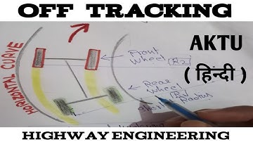 Off tracking in highway engineering | off tracking of vehicle | Highway Engineering