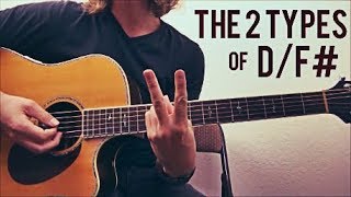 2 types of d/f# | guitar lesson