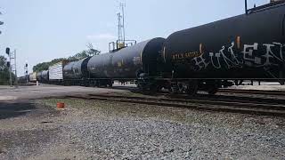(Classic Railfanning Video) CSX Q348 With a Gevo Leader and 5 SD50's Dead in Tow.