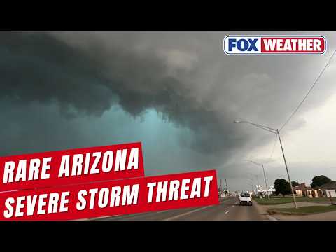 Rare Severe Storm Threat Targets Arizona With Potential Egg-Sized Hail, Tornadoes