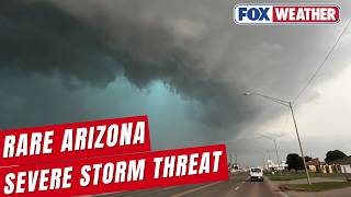 Rare Severe Storm Threat Targets Arizona With Potential Egg-Sized Hail, Tornadoes