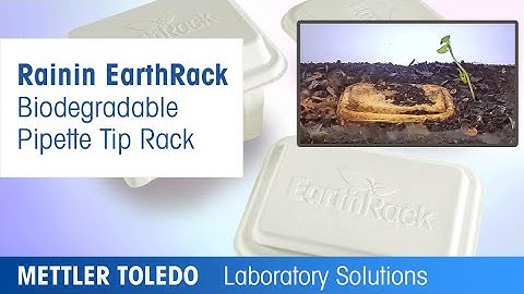 Composting Timelapse | Rainin EarthRack | Biodegradable Pipette Tip Rack