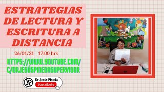 WEBINAR EDUCATIVO ESTRATEGIAS DE LECTURA Y ESCRITURA A DISTANCIA
