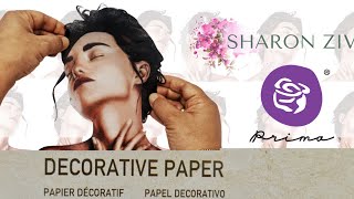 How to use a decoupage technique to create an AMAZING art piece!