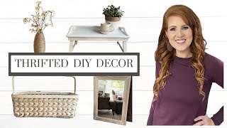 SHOP WITH ME AT THE GOODWILL BINS • HAUL & DIY DECOR + SIMPLE WAY TO UPDATE OAK