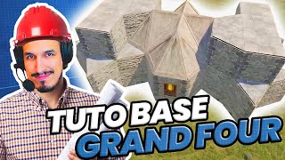 Un grand four qui tank 36 rockets !! | Rust Tuto Build