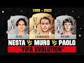 Maldini vs cannavaro vs nesta fifa evolution  fifa 96  fifa 22