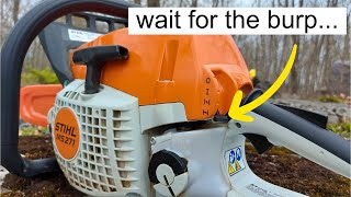 How to Start a STIHL Chainsaw Without Flooding | Smooth Starts Every Time!