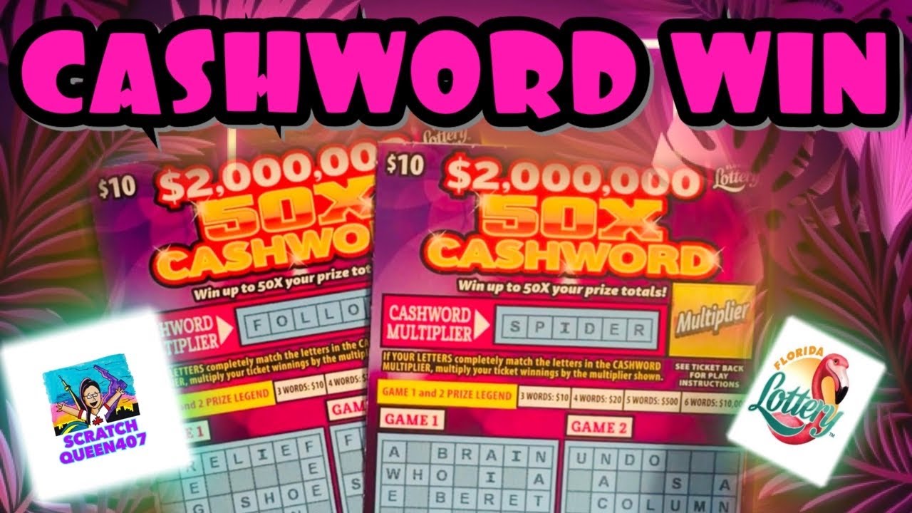scratchoffticketsfloridalottery 2,000,000 50X CASHWORD Florida
