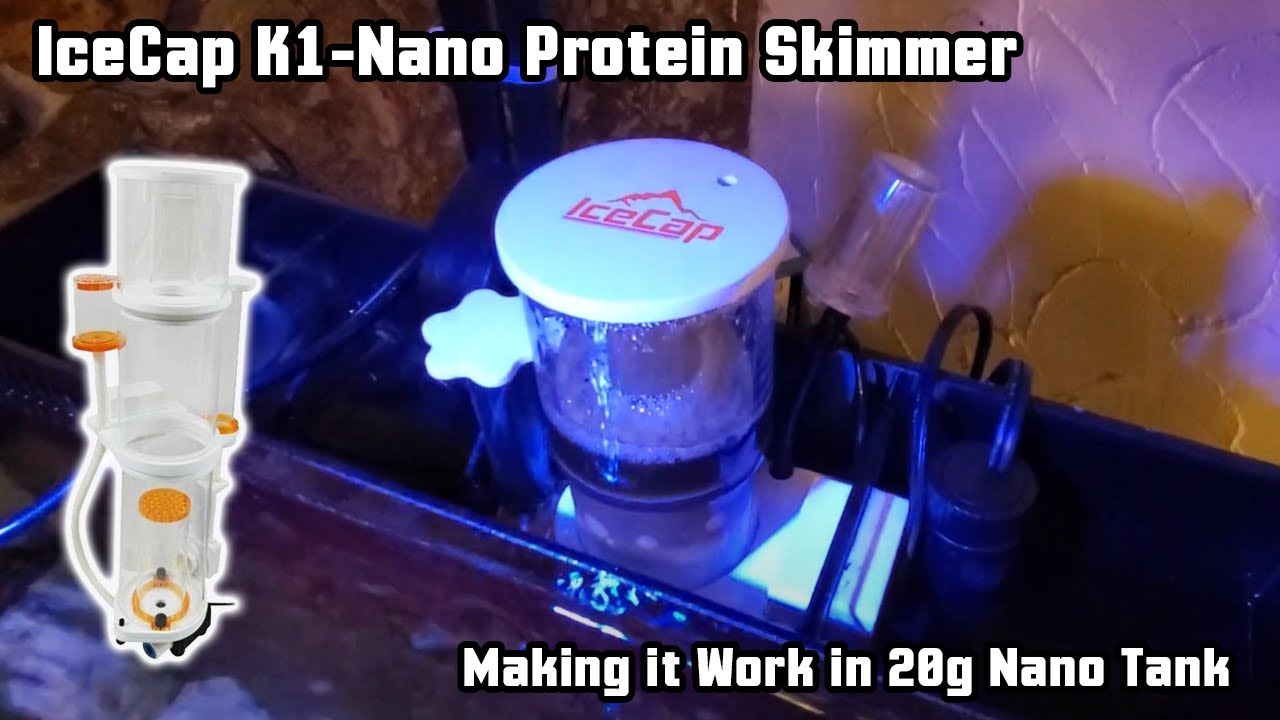 IceCap K1-Nano Protein Skimmer - Making it Work in 20G Nano Tank