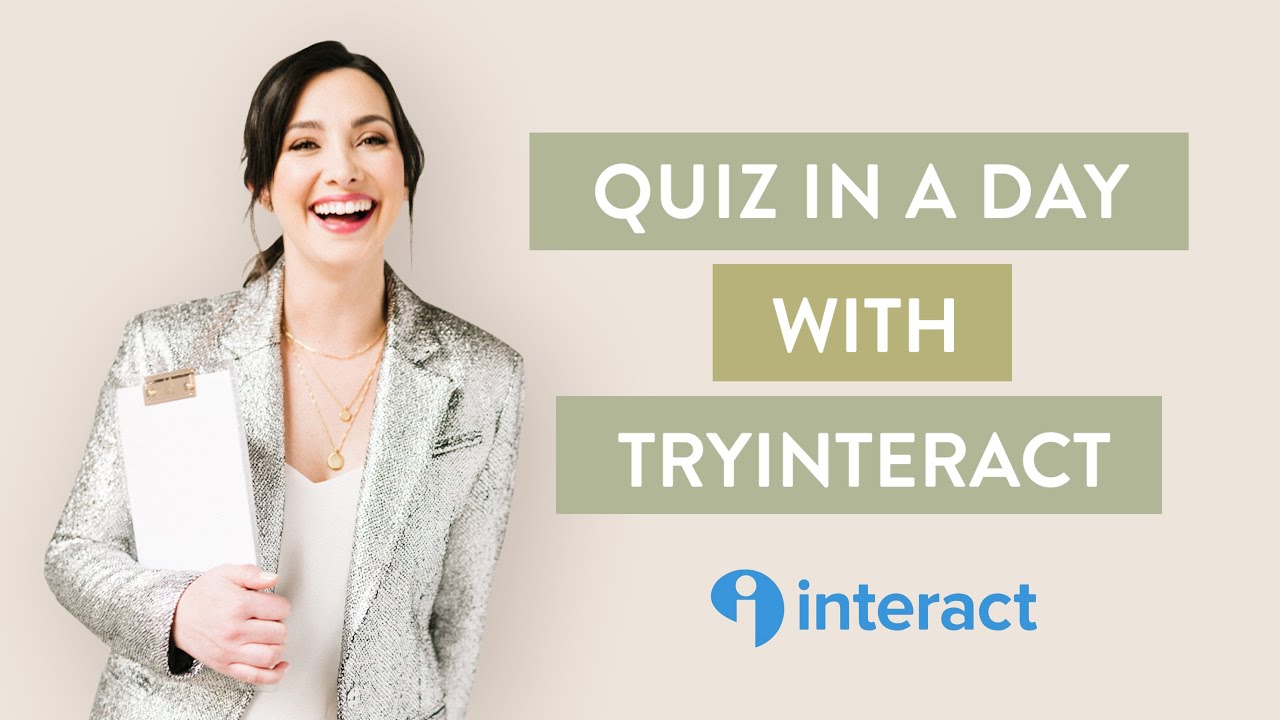 Cheaper & Better Leads with Quizzes | Create One in a Day with TryInteract