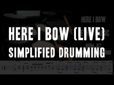 Here I Bow (Live) | Simplified Drumming | Bethel Music | Shawn Drum Studio
