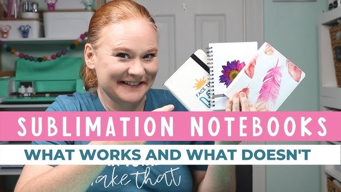 How to Sublimate a Notebook, EASY Sublimation for Beginners Tutorial