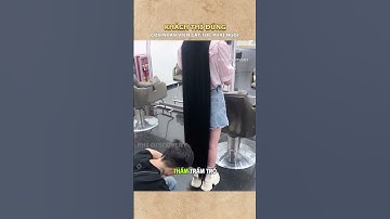 Cô gái có mái tóc dài tuyệt đẹp #shorts