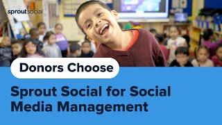 Donors Choose: Social Media Management